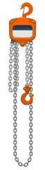 Image of an orange chain hoist | Americrane & Hoist Corp.