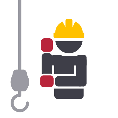 Auxiliary Hoist Crane Operator Hand Signal