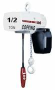 White and red 1/2 Ton Coffing JLC Hoist Hook Mount.