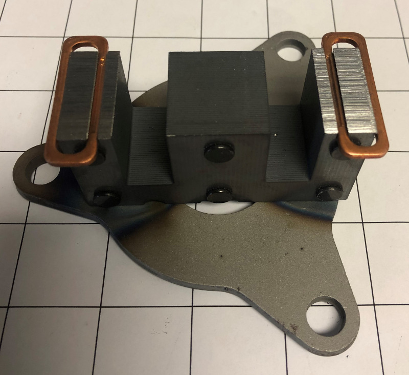 JF857 - Plate & Frame Assembly for Coffing JLC Hoist Brake & Solenoid