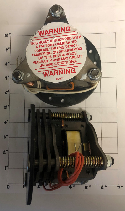 Disc Brake Assembly for 1 hp, 230V Coffing JLC Hoists Disc Brake Assembly for 1 hp, 230V Coffing JLC Hoists